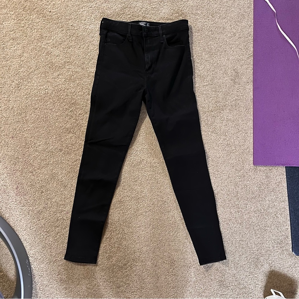 Abercrombie & Fitch Black Simone High Rise Jeans sz 4S
